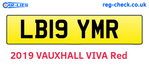 LB19YMR are the vehicle registration plates.