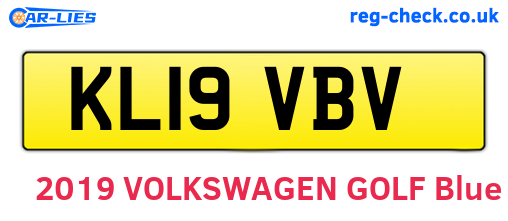 KL19VBV are the vehicle registration plates.