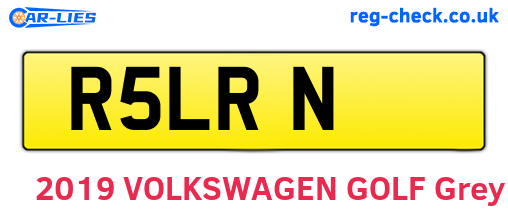 R5LRN are the vehicle registration plates.
