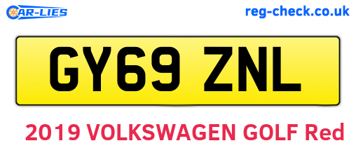 GY69ZNL are the vehicle registration plates.