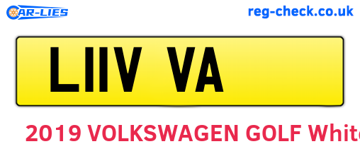 L11VVA are the vehicle registration plates.