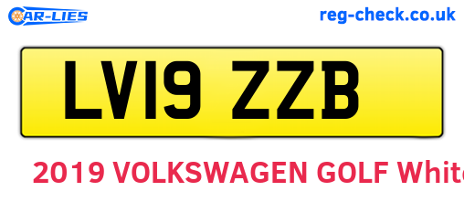 LV19ZZB are the vehicle registration plates.