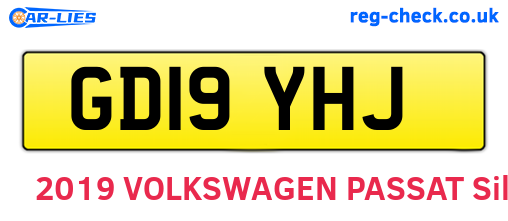 GD19YHJ are the vehicle registration plates.