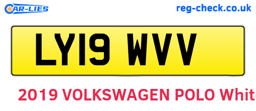 LY19WVV are the vehicle registration plates.