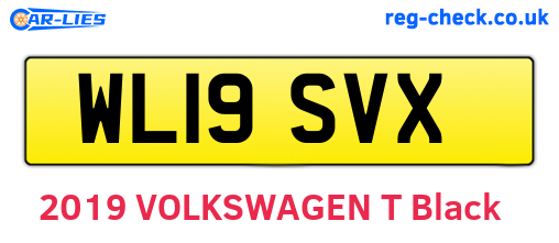 WL19SVX are the vehicle registration plates.