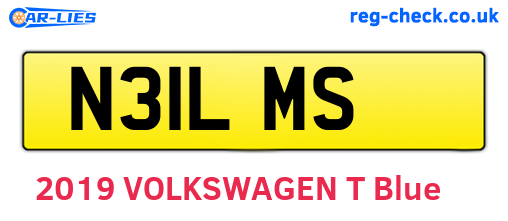 N31LMS are the vehicle registration plates.