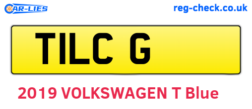 T1LCG are the vehicle registration plates.