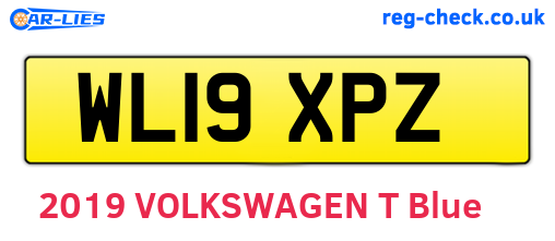WL19XPZ are the vehicle registration plates.
