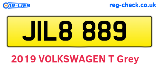 JIL8889 are the vehicle registration plates.