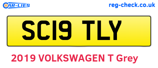 SC19TLY are the vehicle registration plates.