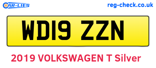 WD19ZZN are the vehicle registration plates.