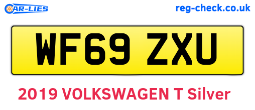 WF69ZXU are the vehicle registration plates.