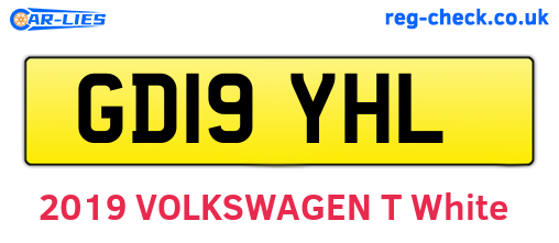 GD19YHL are the vehicle registration plates.