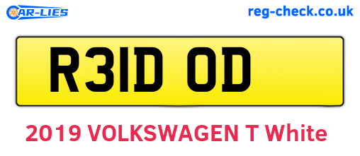 R31DOD are the vehicle registration plates.