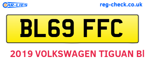 BL69FFC are the vehicle registration plates.