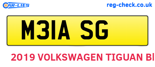M31ASG are the vehicle registration plates.