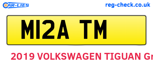 M12ATM are the vehicle registration plates.
