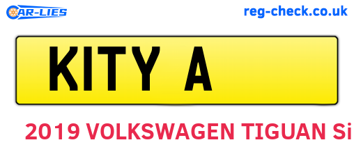 K1TYA are the vehicle registration plates.