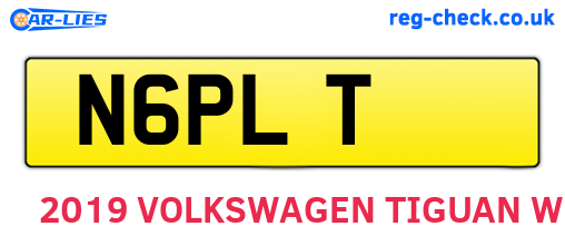 N6PLT are the vehicle registration plates.