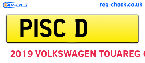 P1SCD are the vehicle registration plates.