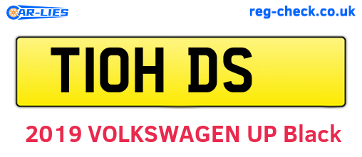 T10HDS are the vehicle registration plates.