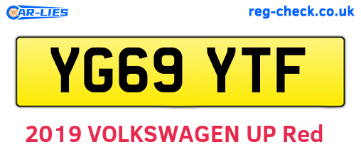 YG69YTF are the vehicle registration plates.