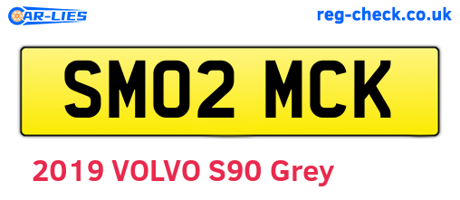 SM02MCK are the vehicle registration plates.