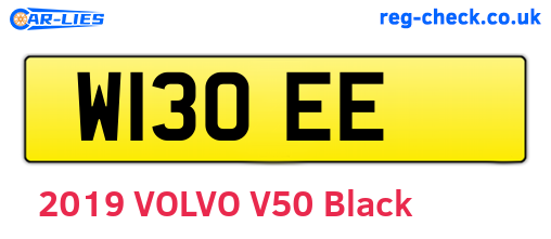 W13OEE are the vehicle registration plates.
