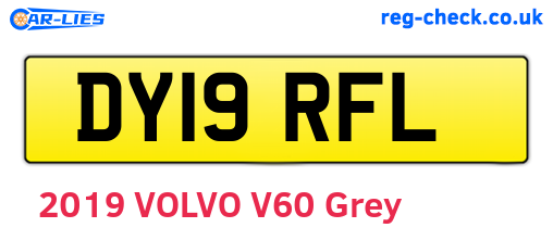 DY19RFL are the vehicle registration plates.