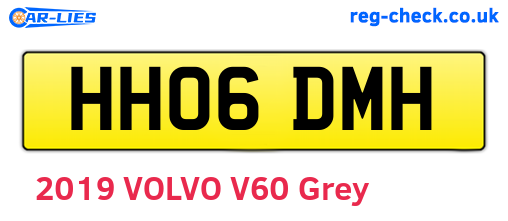 HH06DMH are the vehicle registration plates.