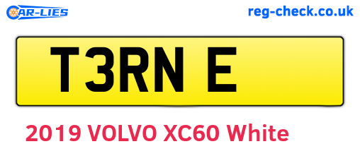 T3RNE are the vehicle registration plates.