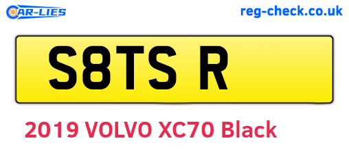 S8TSR are the vehicle registration plates.