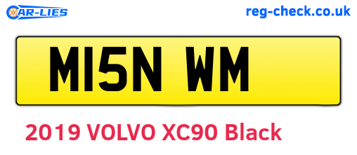 M15NWM are the vehicle registration plates.