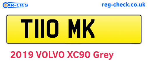 T11OMK are the vehicle registration plates.