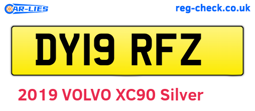 DY19RFZ are the vehicle registration plates.