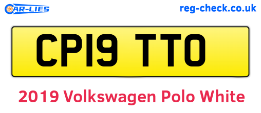 White 2019 Volkswagen Polo (CP19TTO)