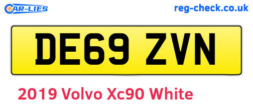 White 2019 Volvo Xc90 (DE69ZVN)