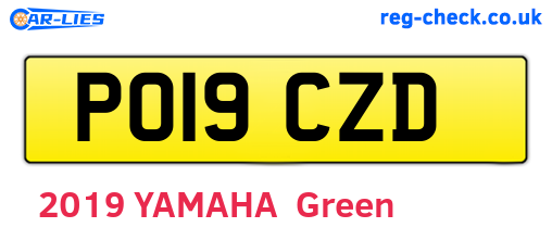 PO19CZD are the vehicle registration plates.