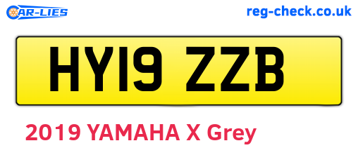 HY19ZZB are the vehicle registration plates.