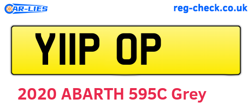Y11POP are the vehicle registration plates.