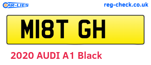 M18TGH are the vehicle registration plates.