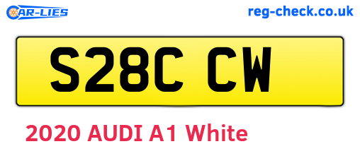 S28CCW are the vehicle registration plates.