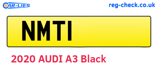 NMT1 are the vehicle registration plates.