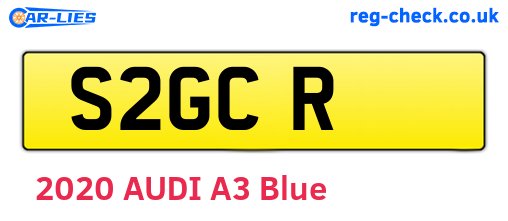 S2GCR are the vehicle registration plates.