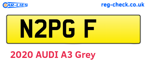 N2PGF are the vehicle registration plates.