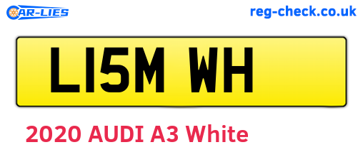 L15MWH are the vehicle registration plates.