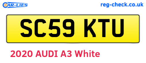 SC59KTU are the vehicle registration plates.