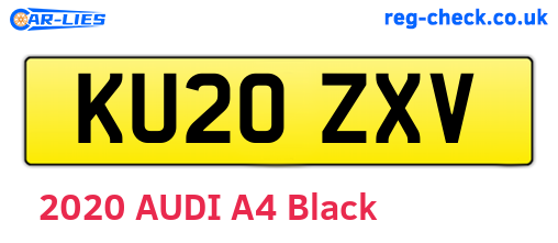 KU20ZXV are the vehicle registration plates.