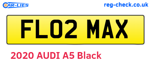 FL02MAX are the vehicle registration plates.
