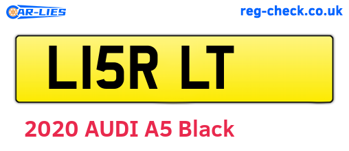 L15RLT are the vehicle registration plates.